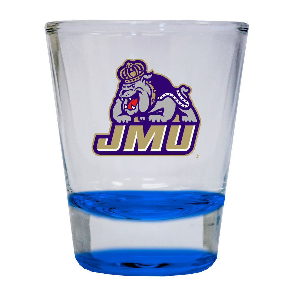 James Madison Dukes 2 ounce Color Etched Shot Glasses Image 2