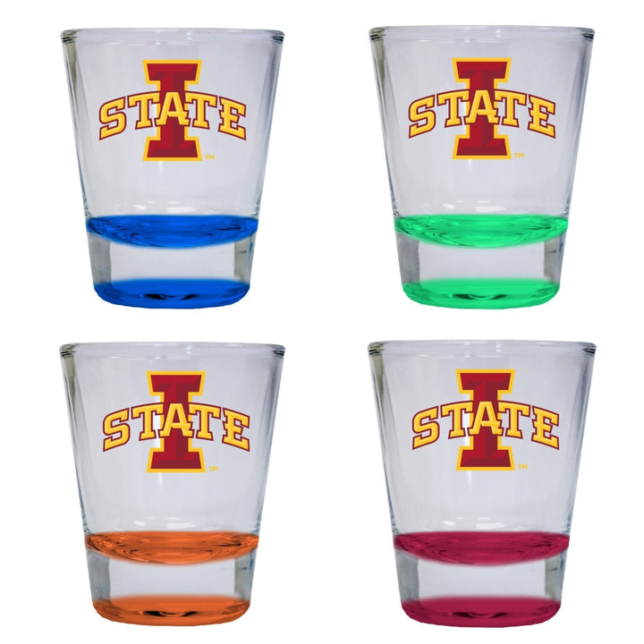 Iowa State Cyclones 2 ounce Color Etched Shot Glasses Image 4