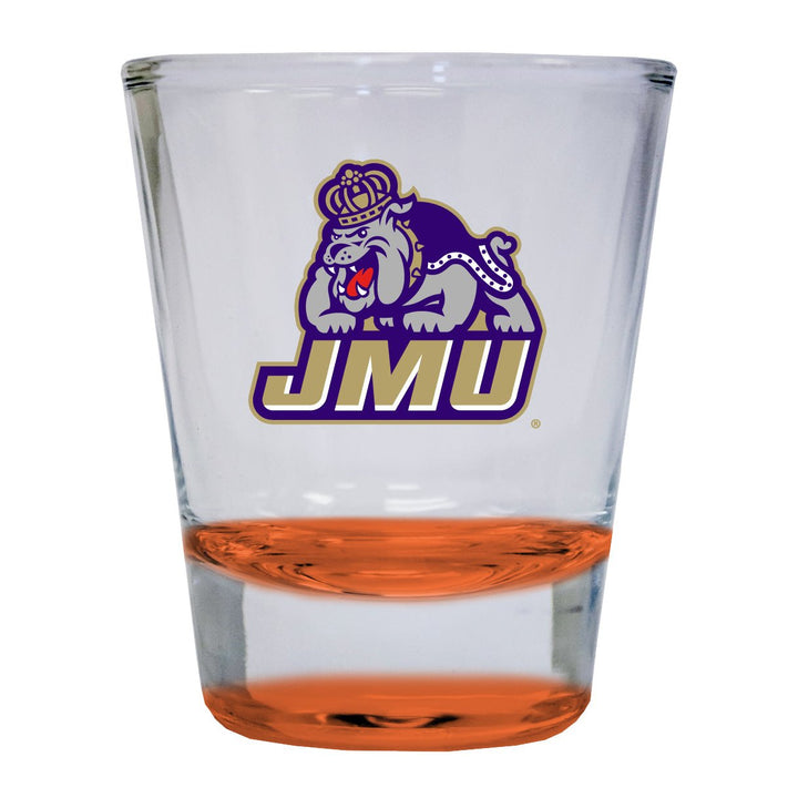 James Madison Dukes 2 ounce Color Etched Shot Glasses Image 3