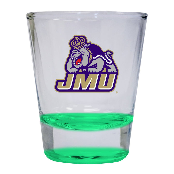 James Madison Dukes 2 ounce Color Etched Shot Glasses Image 4