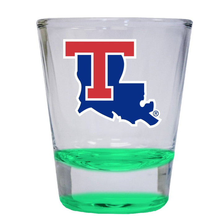 Louisiana Tech Bulldogs 2 ounce Color Etched Shot Glasses Image 3