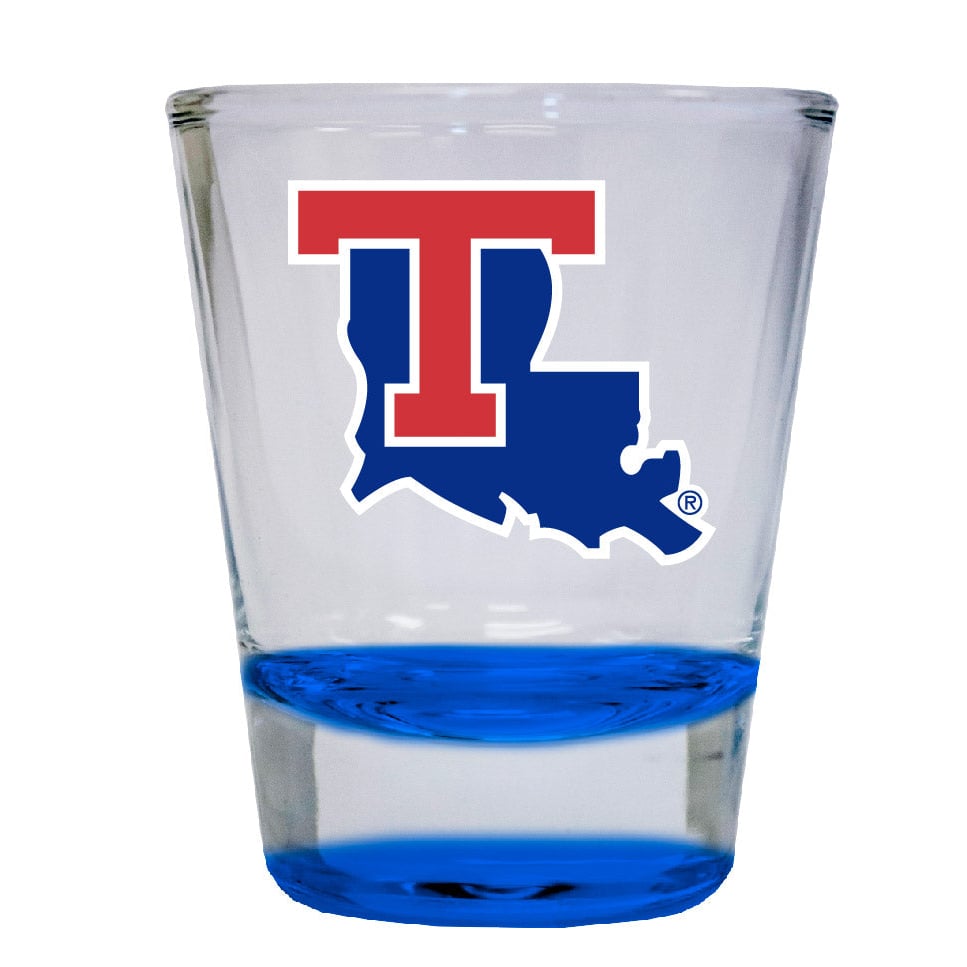 Louisiana Tech Bulldogs 2 ounce Color Etched Shot Glasses Image 4