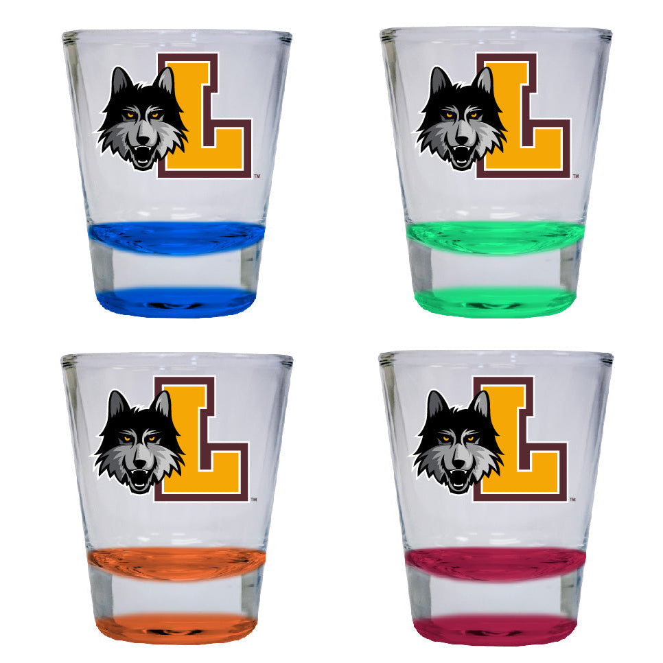 Loyola University Ramblers 2 ounce Color Etched Shot Glasses Image 1