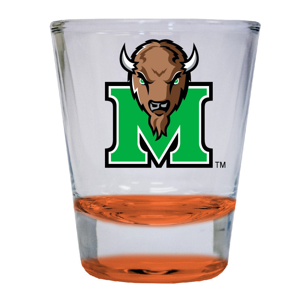 Marshall Thundering Herd 2 ounce Color Etched Shot Glasses Image 1