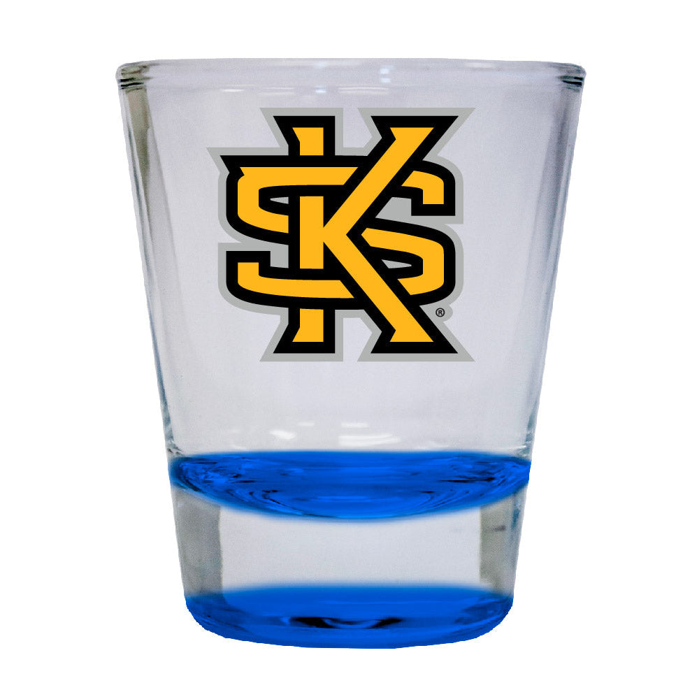 Kennesaw State University 2 ounce Color Etched Shot Glasses Image 4