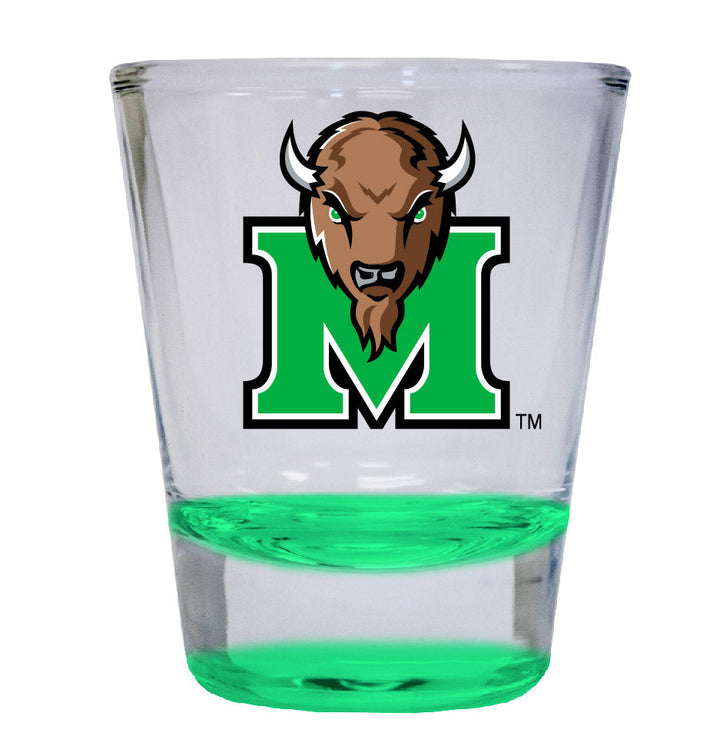 Marshall Thundering Herd 2 ounce Color Etched Shot Glasses Image 3