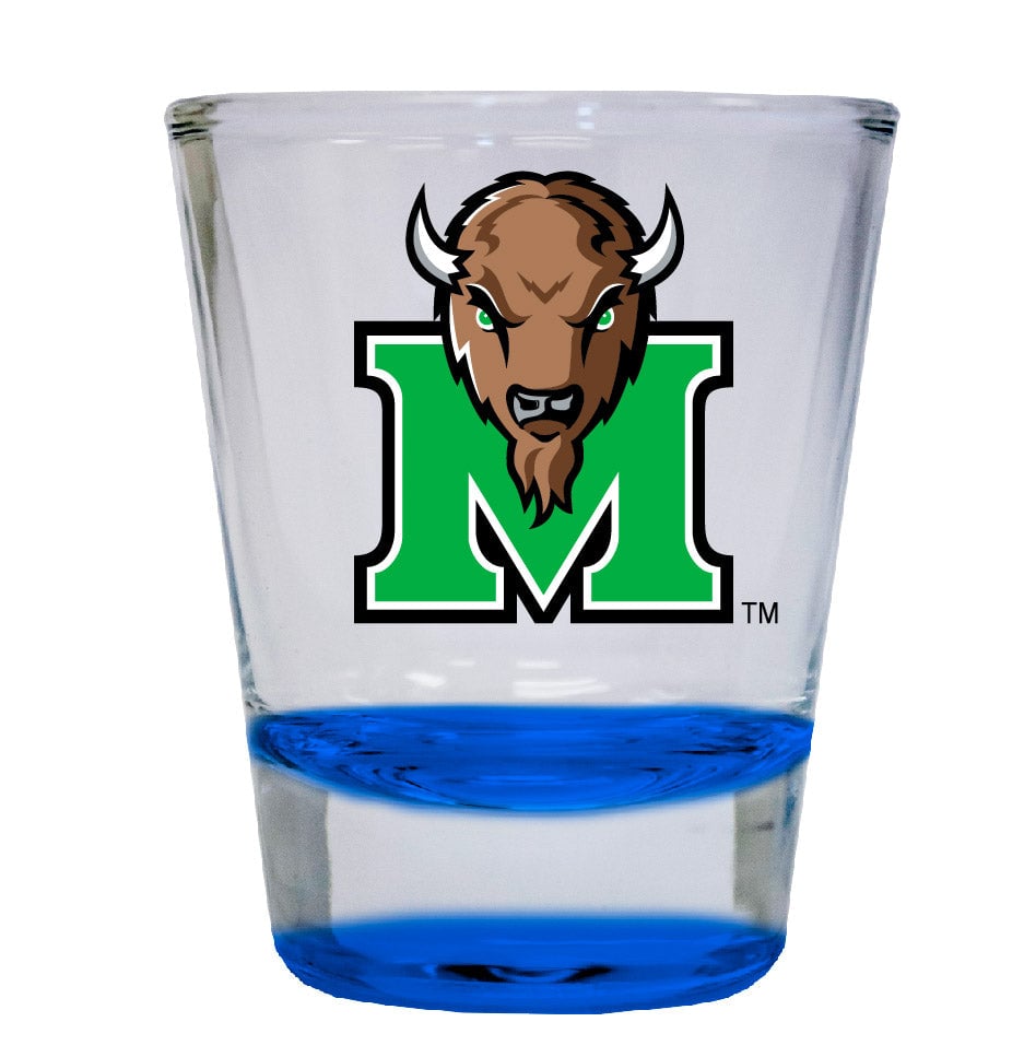 Marshall Thundering Herd 2 ounce Color Etched Shot Glasses Image 1