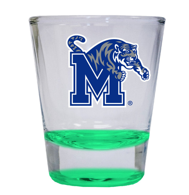 Memphis Tigers 2 ounce Color Etched Shot Glasses Image 3