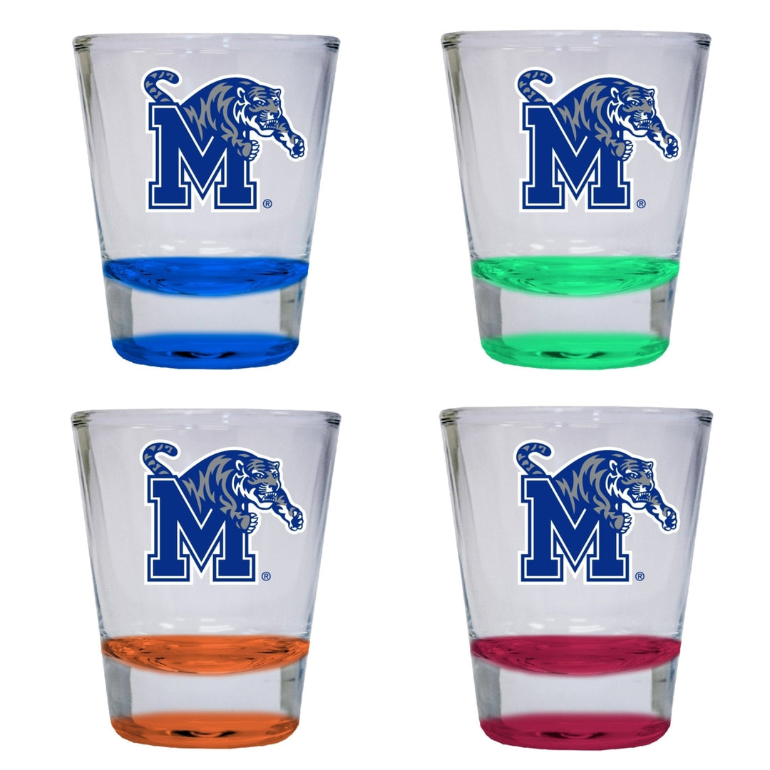 Memphis Tigers 2 ounce Color Etched Shot Glasses Image 4