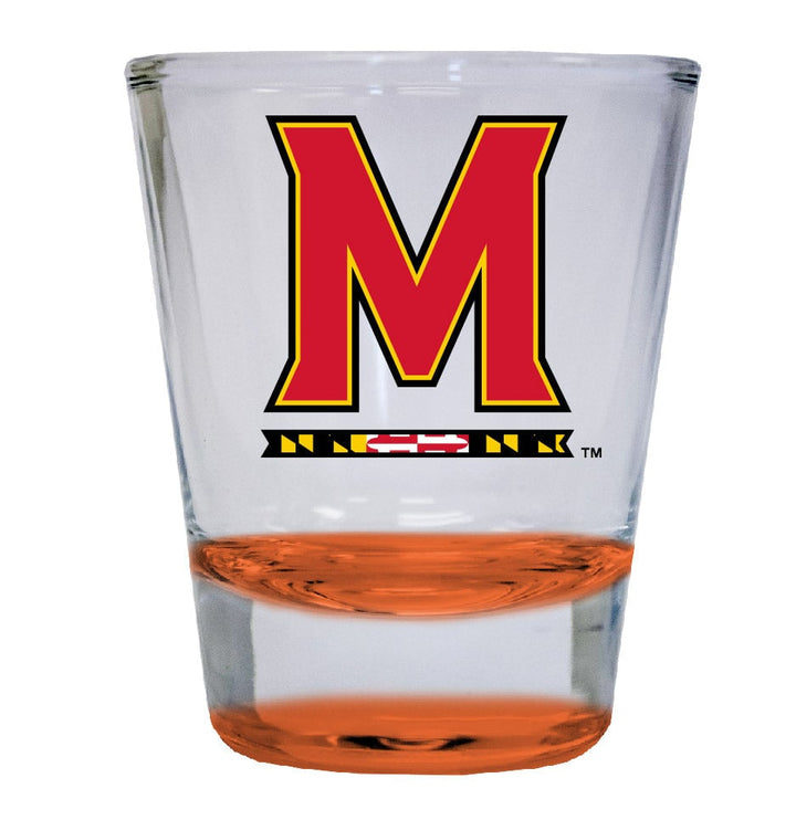 Maryland Terrapins 2 ounce Color Etched Shot Glasses Image 2