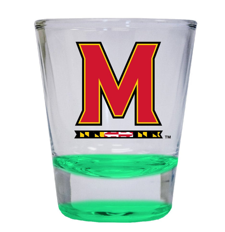 Maryland Terrapins 2 ounce Color Etched Shot Glasses Image 3