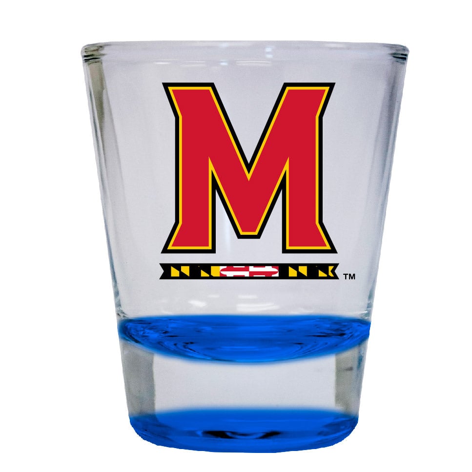 Maryland Terrapins 2 ounce Color Etched Shot Glasses Image 4