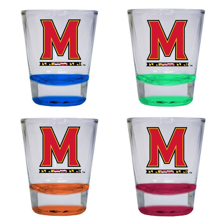 Maryland Terrapins 2 ounce Color Etched Shot Glasses Image 4