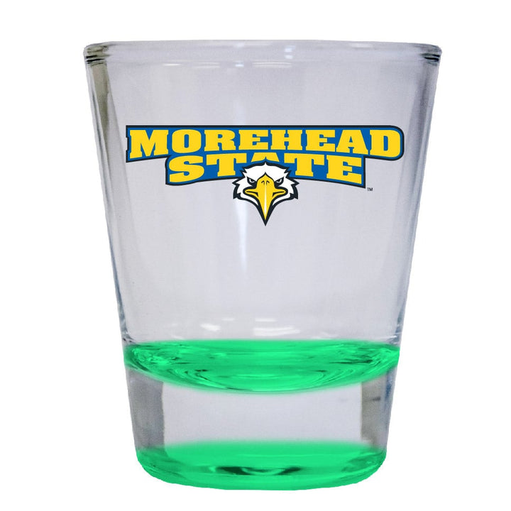 Morehead State University 2 ounce Color Etched Shot Glasses Image 3