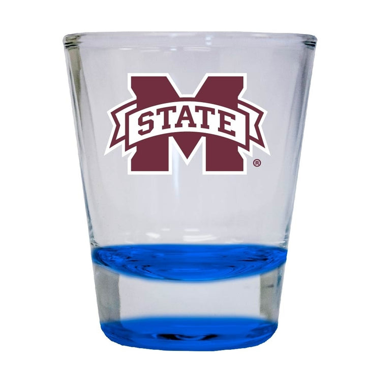 Mississippi State Bulldogs 2 ounce Color Etched Shot Glasses Image 4