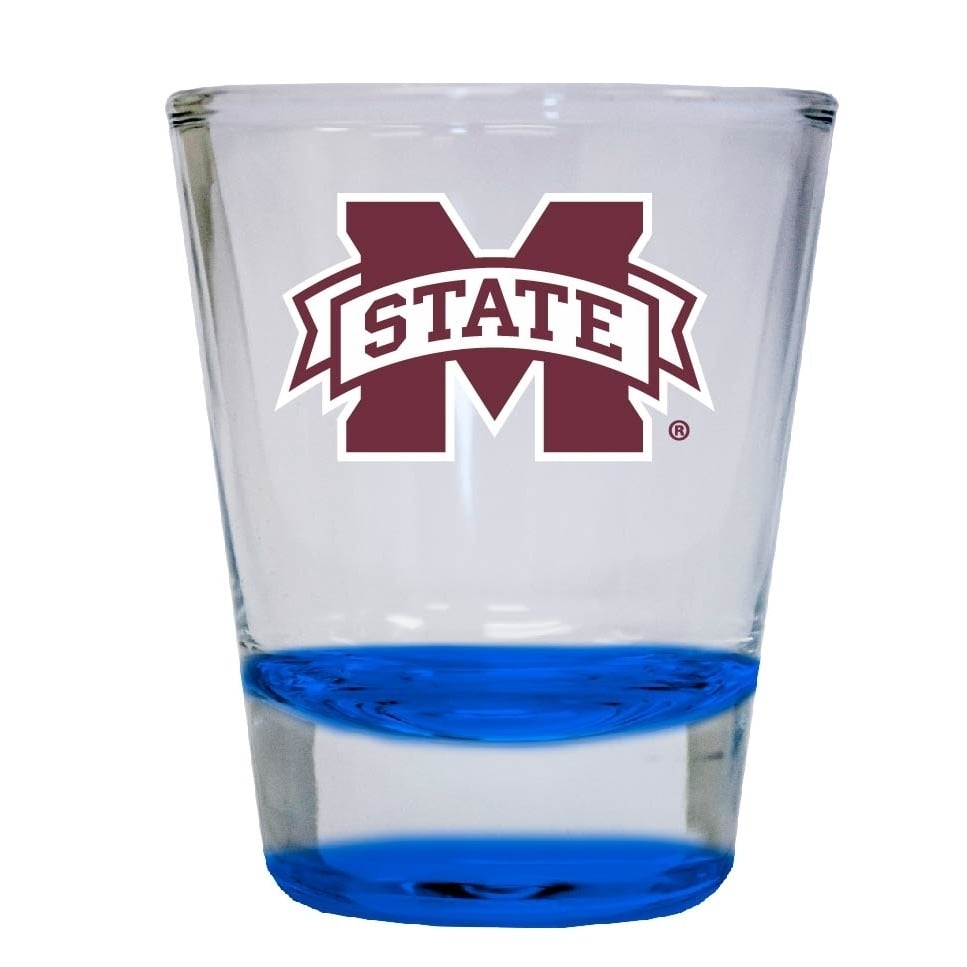 Mississippi State Bulldogs 2 ounce Color Etched Shot Glasses Image 4