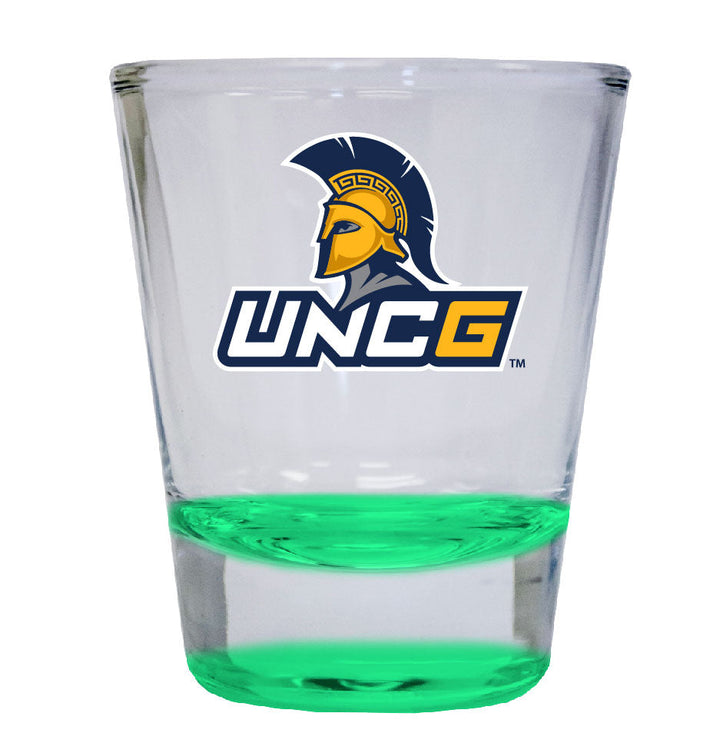 North Carolina sboro Spartans 2 ounce Color Etched Shot Glasses Image 3