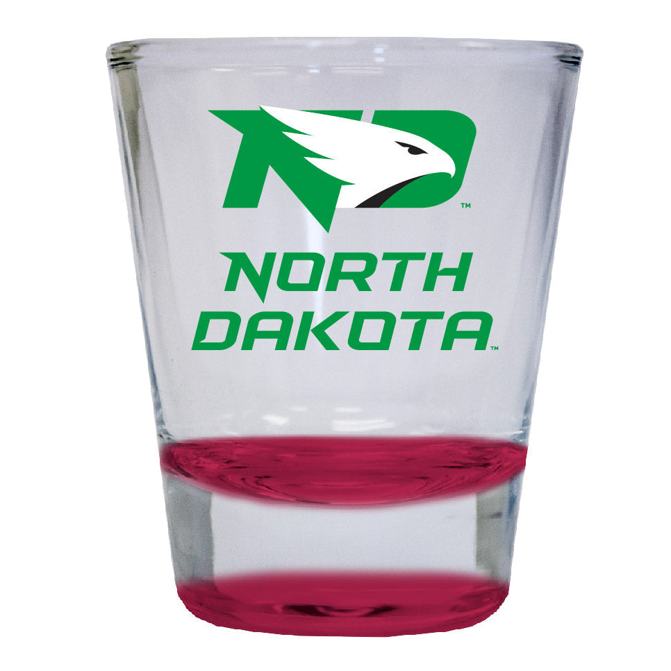 North Dakota Fighting Hawks 2 ounce Color Etched Shot Glasses Image 2