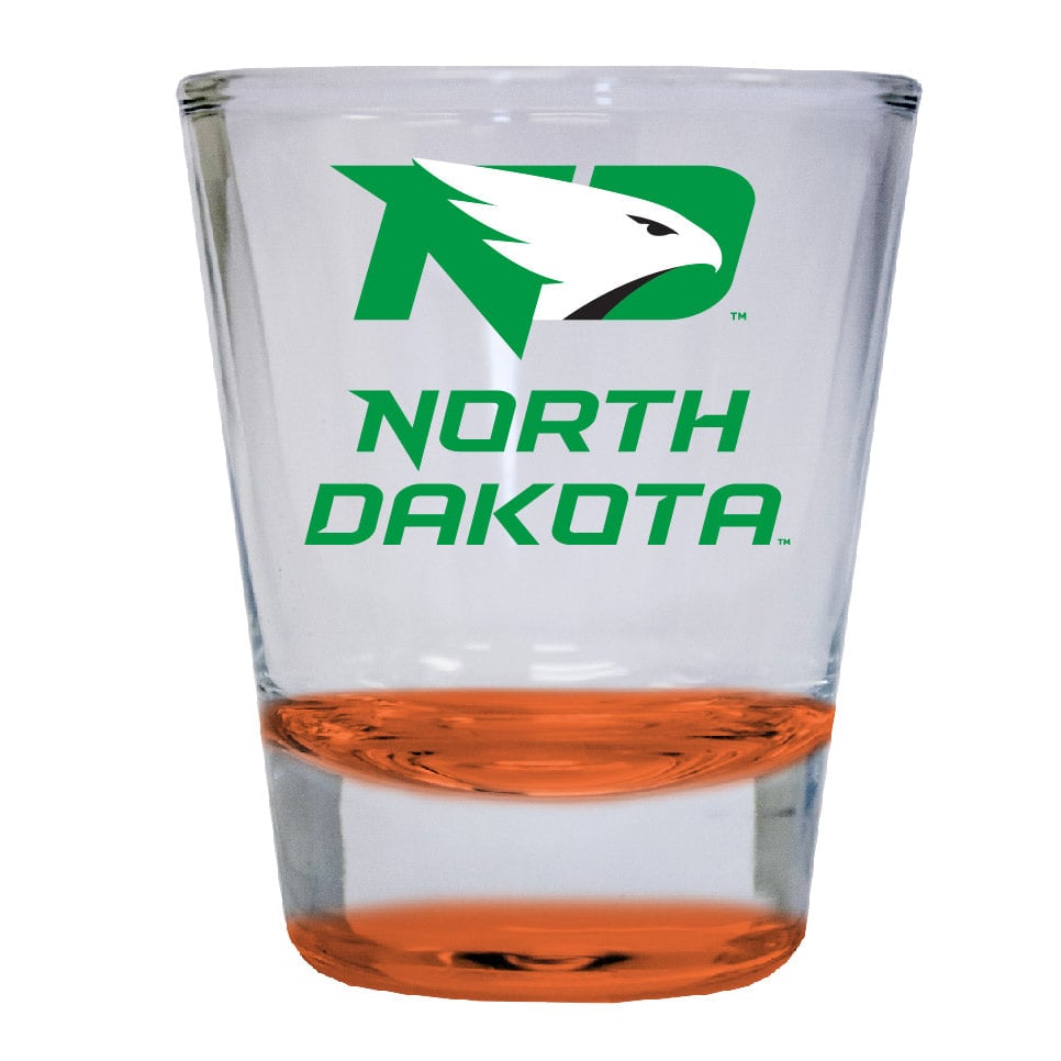 North Dakota Fighting Hawks 2 ounce Color Etched Shot Glasses Image 3