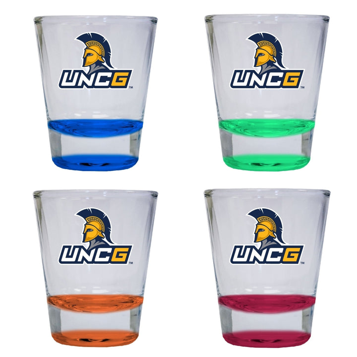 North Carolina sboro Spartans 2 ounce Color Etched Shot Glasses Image 4