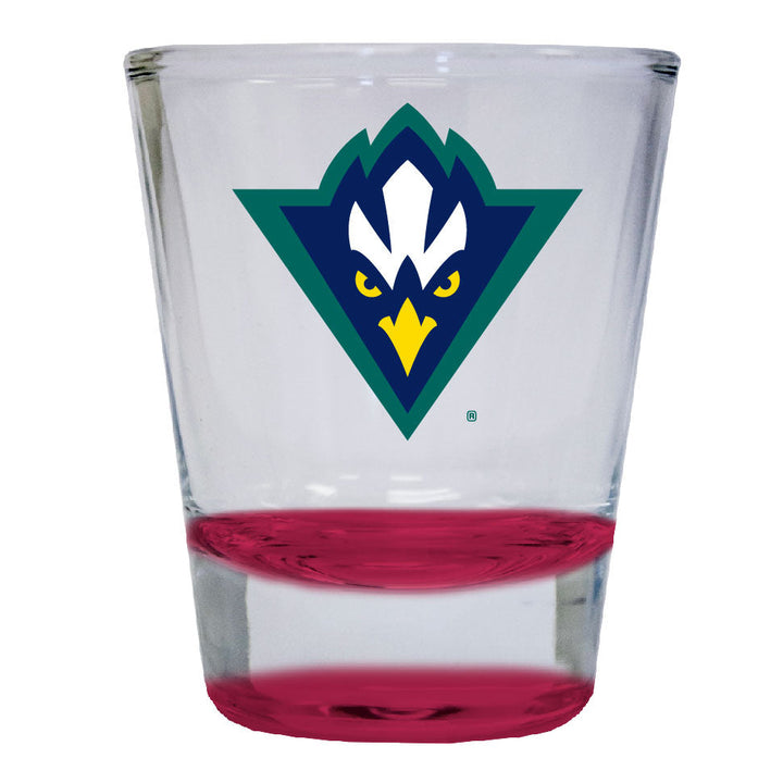 North Carolina Wilmington Seahawks 2 ounce Color Etched Shot Glasses Image 1