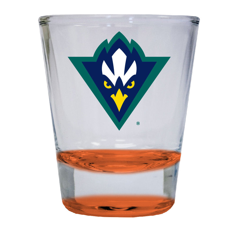 North Carolina Wilmington Seahawks 2 ounce Color Etched Shot Glasses Image 2