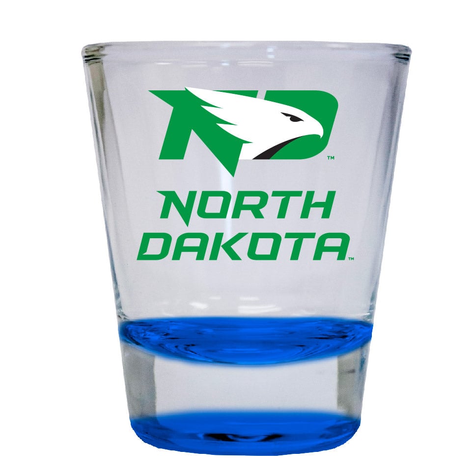 North Dakota Fighting Hawks 2 ounce Color Etched Shot Glasses Image 4