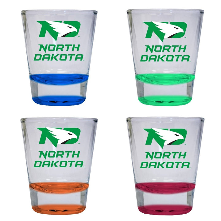 North Dakota Fighting Hawks 2 ounce Color Etched Shot Glasses Image 4