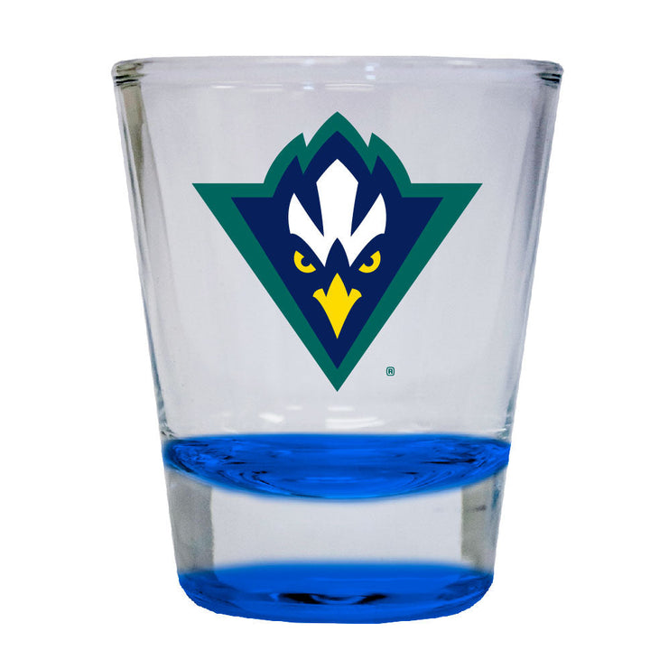 North Carolina Wilmington Seahawks 2 ounce Color Etched Shot Glasses Image 4