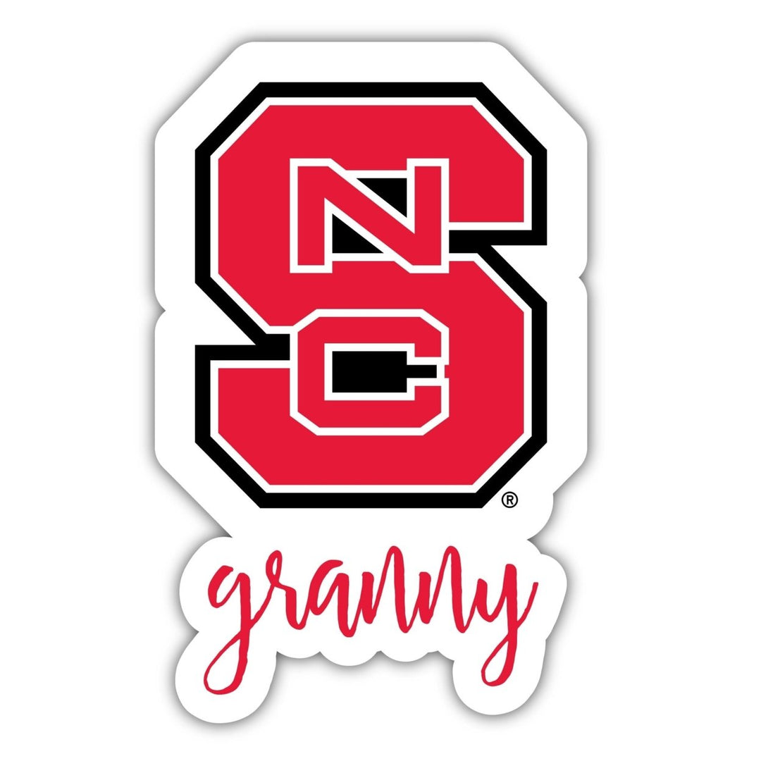 NC State Wolfpack Proud Grandma or Granny 4-Inch Die Cut Decal Image 1