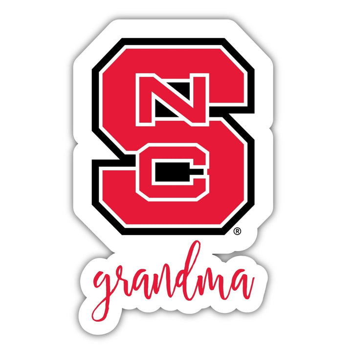 NC State Wolfpack Proud Grandma or Granny 4-Inch Die Cut Decal Image 1