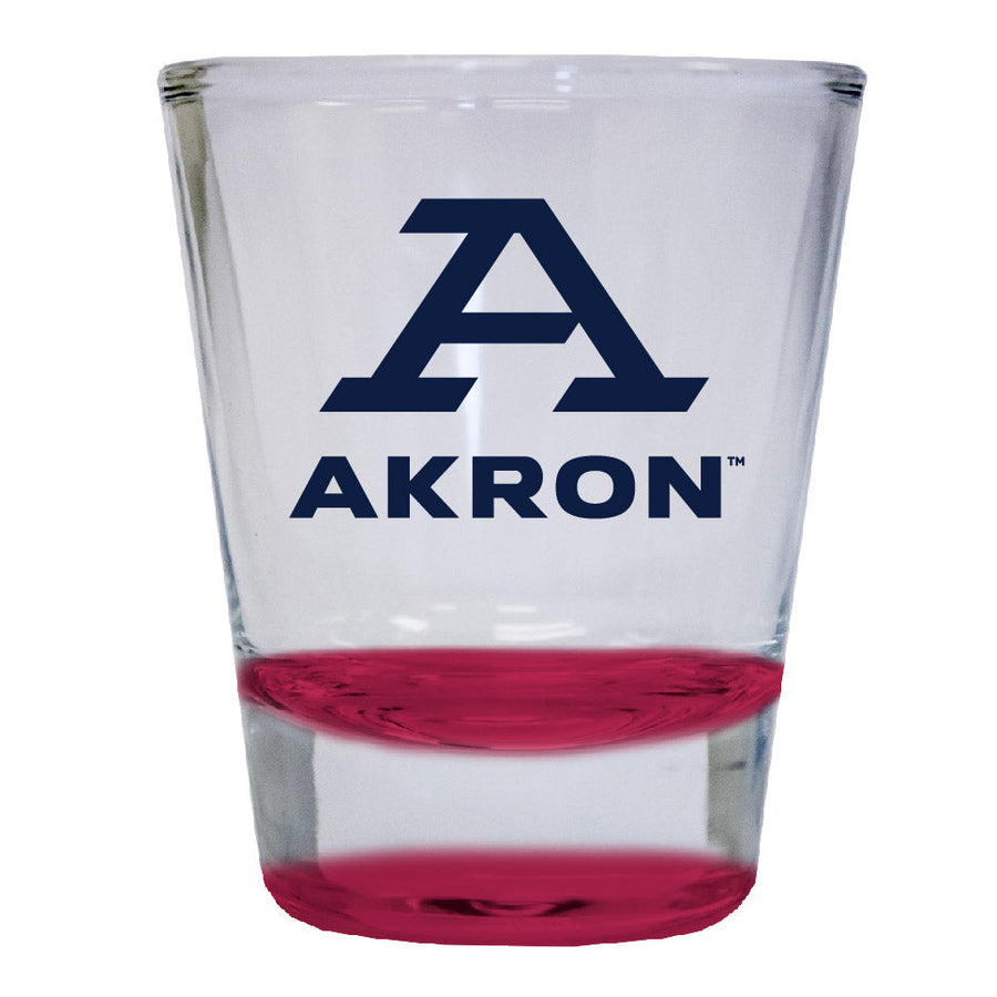 Akron Zips 2 ounce Color Etched Shot Glasses Image 1