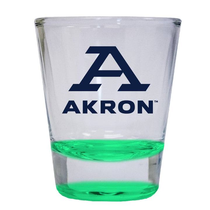 Akron Zips 2 ounce Color Etched Shot Glasses Image 2