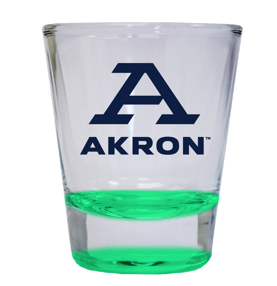 Akron Zips 2 ounce Color Etched Shot Glasses Image 2