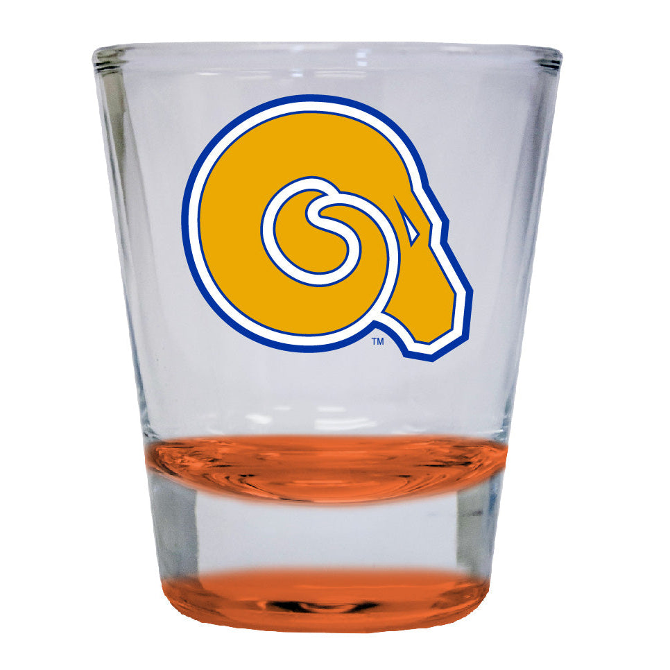 Albany State University 2 ounce Color Etched Shot Glasses Image 1