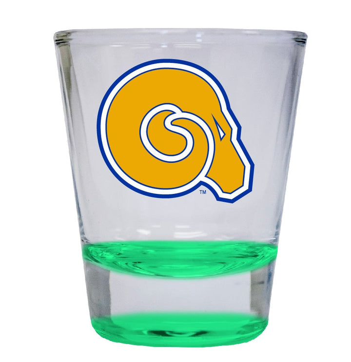 Albany State University 2 ounce Color Etched Shot Glasses Image 1