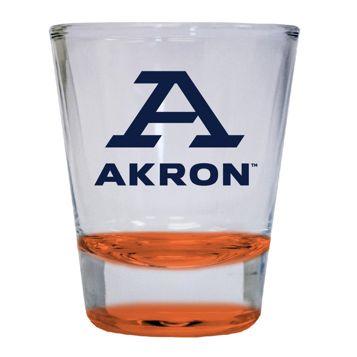 Akron Zips 2 ounce Color Etched Shot Glasses Image 3