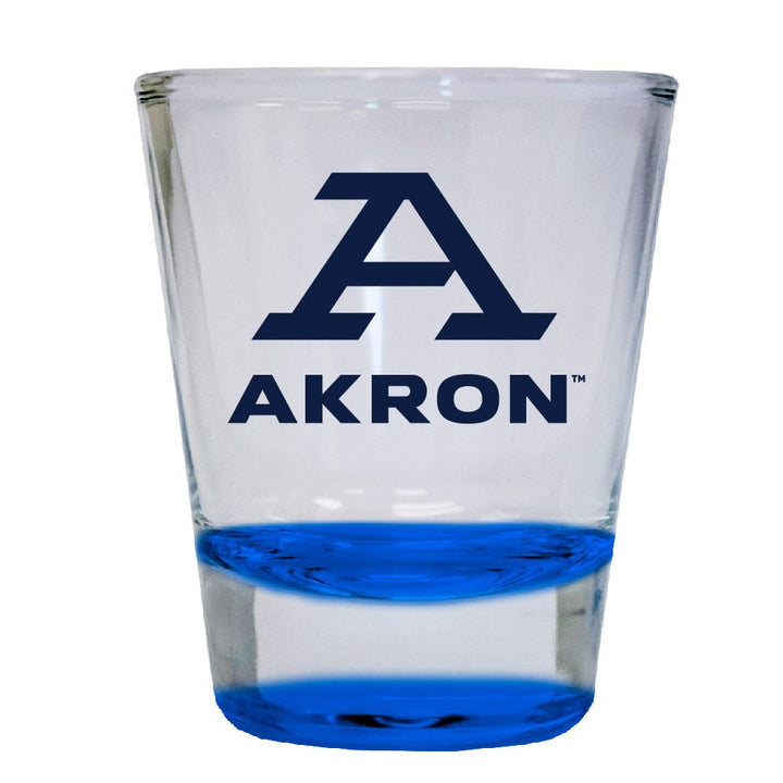 Akron Zips 2 ounce Color Etched Shot Glasses Image 1