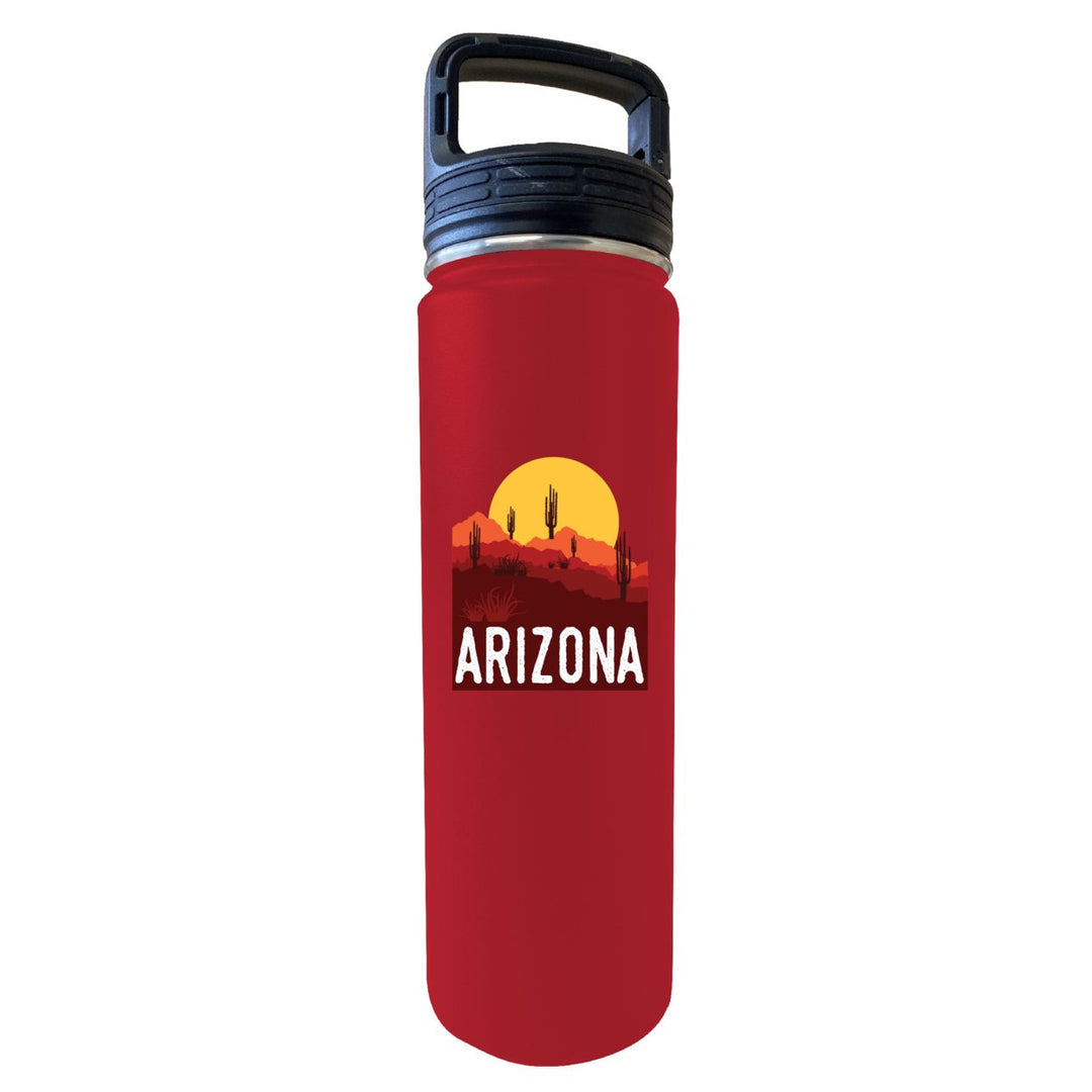 Arizona Souvenir Desert 32 Oz Engraved Insulated Double Wall Stainless Steel Water Bottle Tumbler Image 4