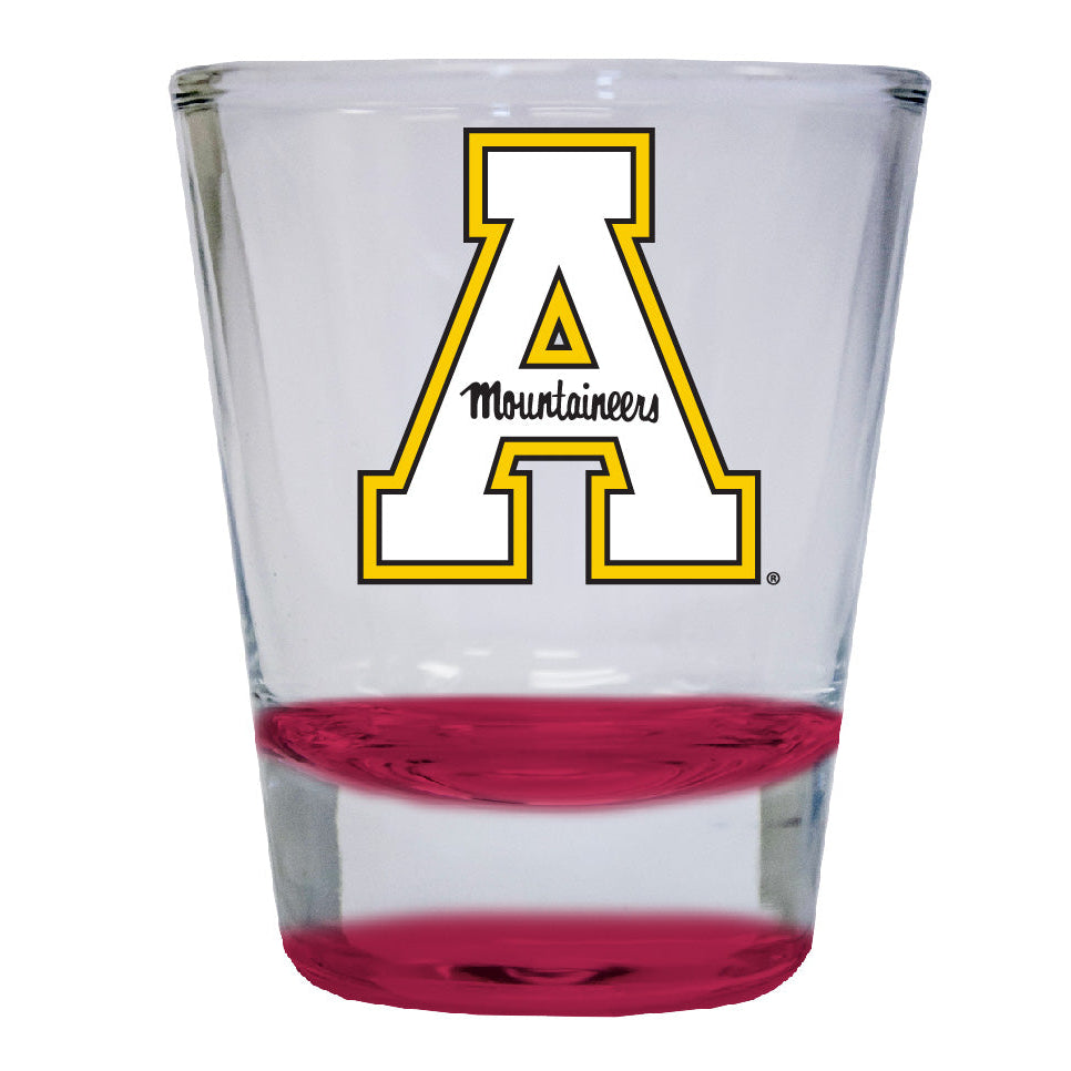 Appalachian State 2 ounce Color Etched Shot Glasses Image 1