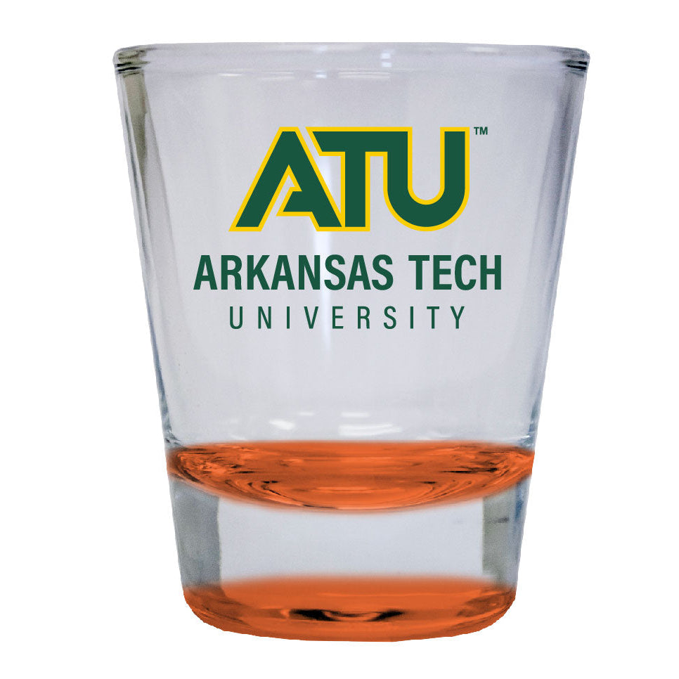 Arkansas Tech University 2 ounce Color Etched Shot Glasses Image 2