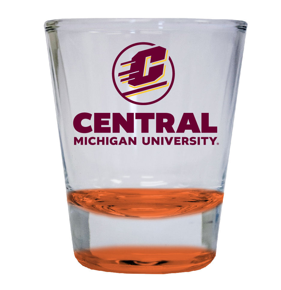 Central Michigan University 2 ounce Color Etched Shot Glasses Image 2