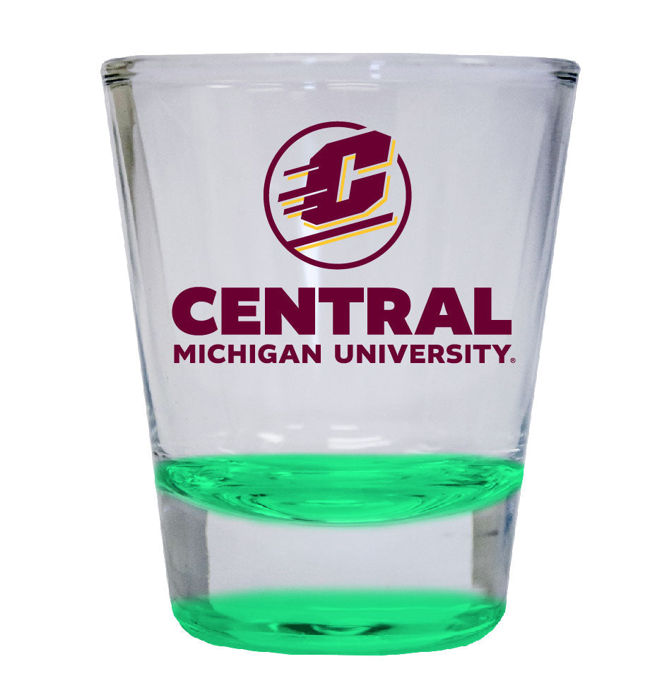 Central Michigan University 2 ounce Color Etched Shot Glasses Image 3