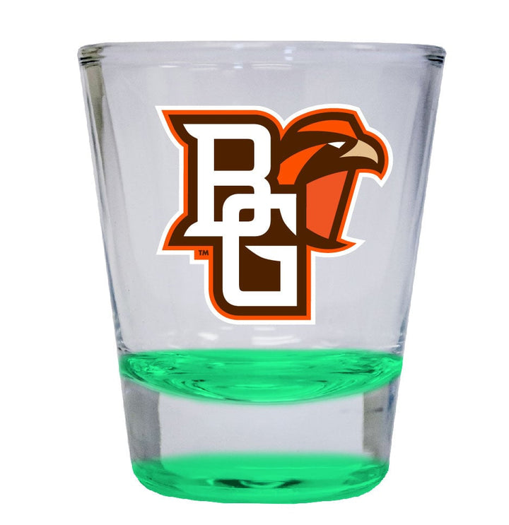 Bowling Falcons 2 ounce Color Etched Shot Glasses Image 3