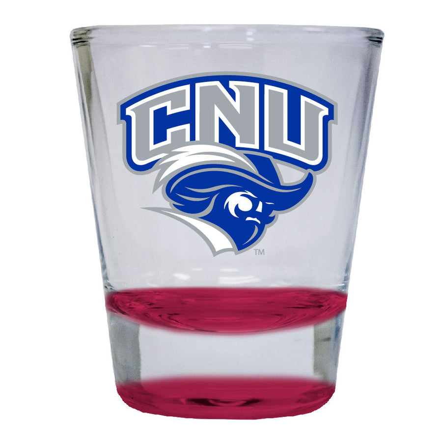 Christopher Newport Captains 2 ounce Color Etched Shot Glasses Image 1