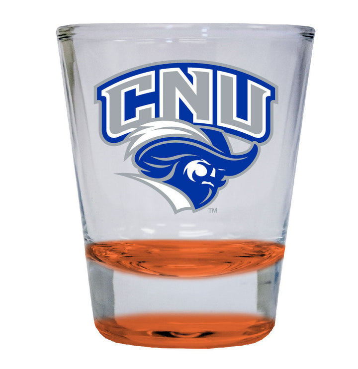 Christopher Newport Captains 2 ounce Color Etched Shot Glasses Image 2