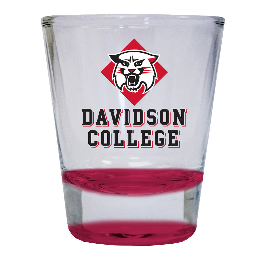 Davidson College 2 ounce Color Etched Shot Glasses Image 1