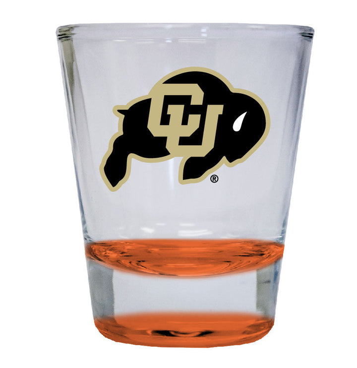 Color ado Buffaloes 2 ounce Color Etched Shot Glasses Image 2