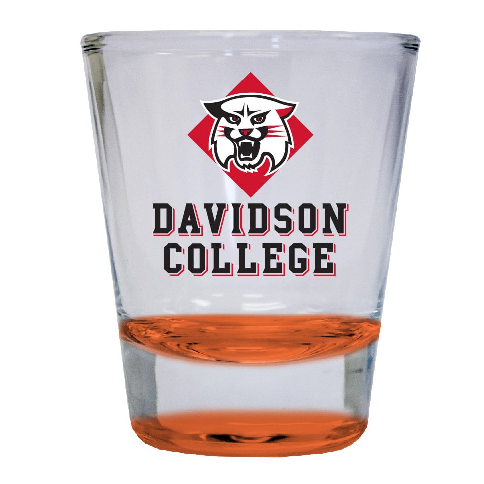 Davidson College 2 ounce Color Etched Shot Glasses Image 1