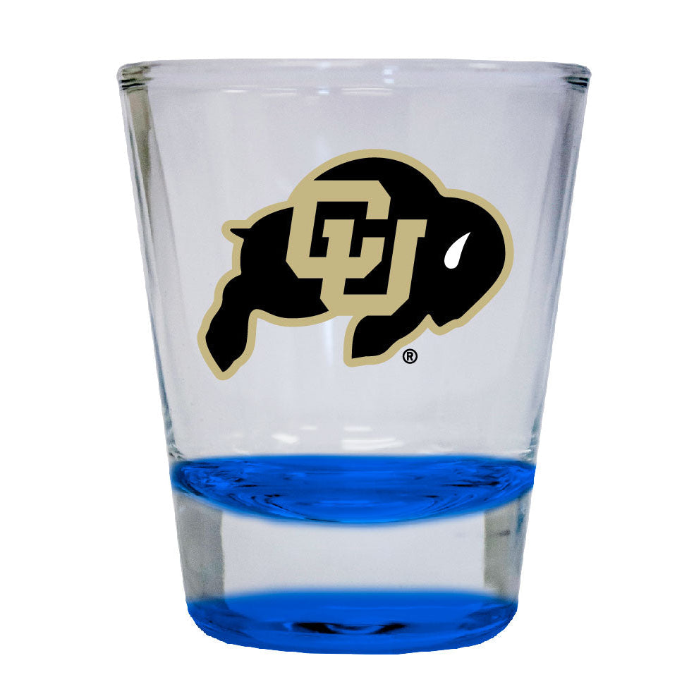 Color ado Buffaloes 2 ounce Color Etched Shot Glasses Image 4